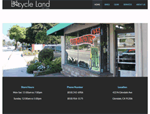 Tablet Screenshot of bicycleland1946.com